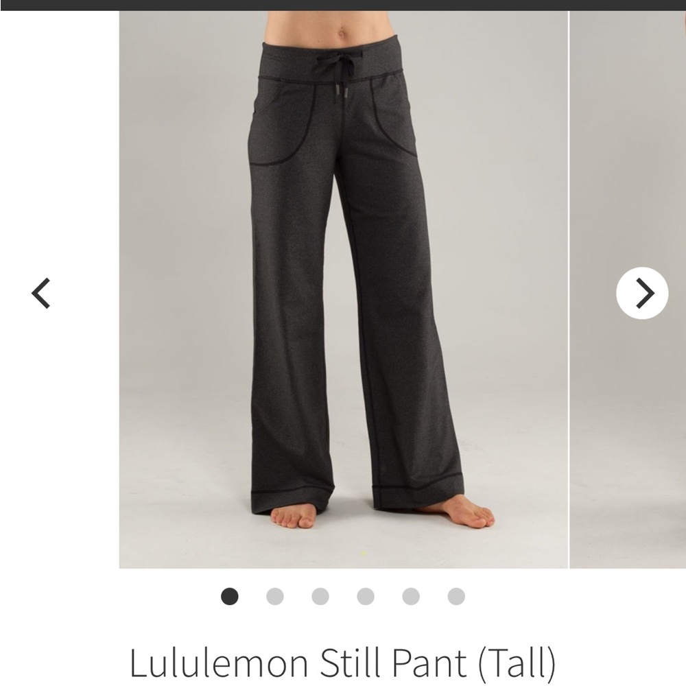 Lululemon Heathered Black Still Pant (Tall)